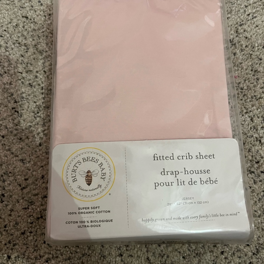 Burt’s Bees Fitted Crib Sheet